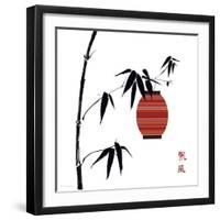 Geisha II-Jenny Tsang-Framed Art Print