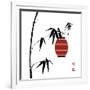 Geisha II-Jenny Tsang-Framed Art Print