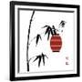 Geisha II-Jenny Tsang-Framed Art Print