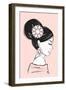 Geisha II-Martina Pavlova-Framed Art Print