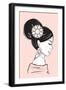 Geisha II-Martina Pavlova-Framed Art Print