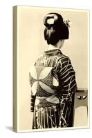 Geisha in Kimono-null-Stretched Canvas