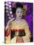 Geisha, Maiko in Gion, Kyoto City, Honshu, Japan-Christian Kober-Stretched Canvas