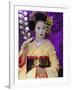 Geisha, Maiko in Gion, Kyoto City, Honshu, Japan-Christian Kober-Framed Photographic Print