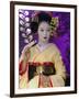 Geisha, Maiko in Gion, Kyoto City, Honshu, Japan-Christian Kober-Framed Photographic Print