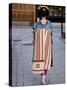 Geisha, Maiko in Gion, Kyoto City, Honshu, Japan-Christian Kober-Stretched Canvas