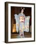 Geisha, Maiko (Trainee Geisha) Entertainment, Kyoto City, Honshu, Japan-Christian Kober-Framed Photographic Print