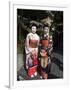 Geisha, Maiko (Trainee Geisha) in Gion, Kyoto City, Honshu, Japan-Christian Kober-Framed Photographic Print