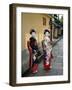 Geisha, Maiko (Trainee Geisha) in Gion, Kyoto City, Honshu, Japan-Christian Kober-Framed Photographic Print