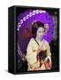 Geisha, Maiko (Trainee Geisha) in Gion, Kyoto City, Honshu, Japan-Christian Kober-Framed Stretched Canvas