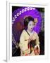 Geisha, Maiko (Trainee Geisha) in Gion, Kyoto City, Honshu, Japan-Christian Kober-Framed Photographic Print