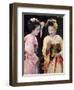 Geisha, Maiko (Trainee Geisha) in Gion, Kyoto City, Honshu, Japan-Christian Kober-Framed Premium Photographic Print