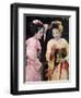 Geisha, Maiko (Trainee Geisha) in Gion, Kyoto City, Honshu, Japan-Christian Kober-Framed Photographic Print