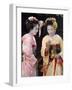 Geisha, Maiko (Trainee Geisha) in Gion, Kyoto City, Honshu, Japan-Christian Kober-Framed Photographic Print