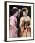 Geisha, Maiko (Trainee Geisha) in Gion, Kyoto City, Honshu, Japan-Christian Kober-Framed Photographic Print