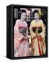 Geisha, Maiko (Trainee Geisha) in Gion, Kyoto City, Honshu, Japan-Christian Kober-Framed Stretched Canvas