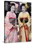 Geisha, Maiko (Trainee Geisha) in Gion, Kyoto City, Honshu, Japan-Christian Kober-Stretched Canvas