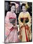 Geisha, Maiko (Trainee Geisha) in Gion, Kyoto City, Honshu, Japan-Christian Kober-Mounted Premium Photographic Print