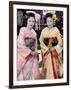 Geisha, Maiko (Trainee Geisha) in Gion, Kyoto City, Honshu, Japan-Christian Kober-Framed Photographic Print