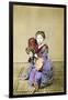 Geisha Playing the Tsuzumi, Japan, 1882-Felice Beato-Framed Giclee Print