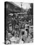 Geisha Procession, Yokohama Jubilee, Japan, 1909-null-Stretched Canvas