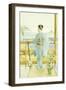 Geisha Standing on a Balcony, 1893-Anton Alois Stern-Framed Giclee Print