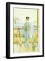 Geisha Standing on a Balcony, 1893-Anton Alois Stern-Framed Giclee Print