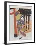Geisha Visiting a Shrine-Suzuki Harunobu-Framed Giclee Print