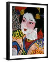 Geisha, Warrior Folk Art, Takamatsu, Shikoku, Japan-Dave Bartruff-Framed Premium Photographic Print