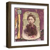 Geisha-Gwenaëlle Trolez-Framed Art Print