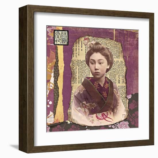 Geisha-Gwenaëlle Trolez-Framed Art Print