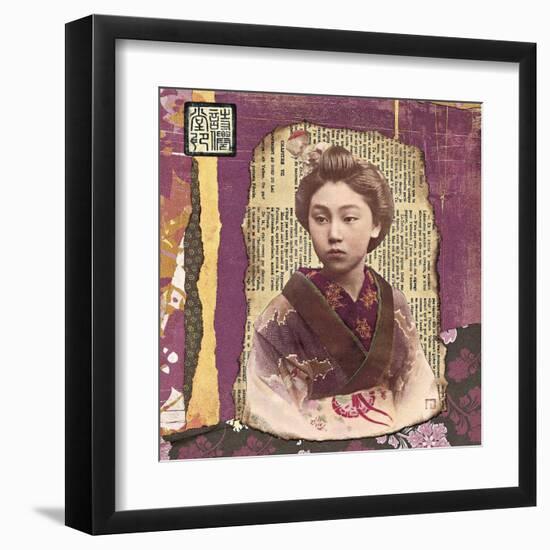 Geisha-Gwenaëlle Trolez-Framed Art Print