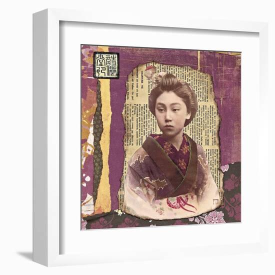 Geisha-Gwenaëlle Trolez-Framed Art Print