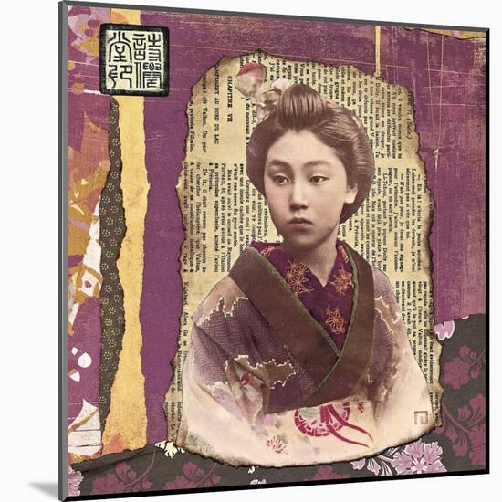 Geisha-Gwenaëlle Trolez-Mounted Art Print