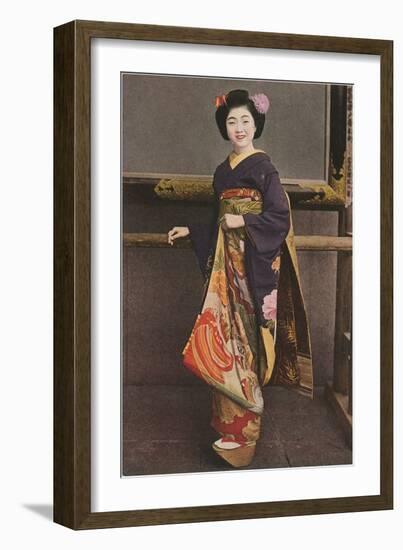 Geisha-null-Framed Art Print