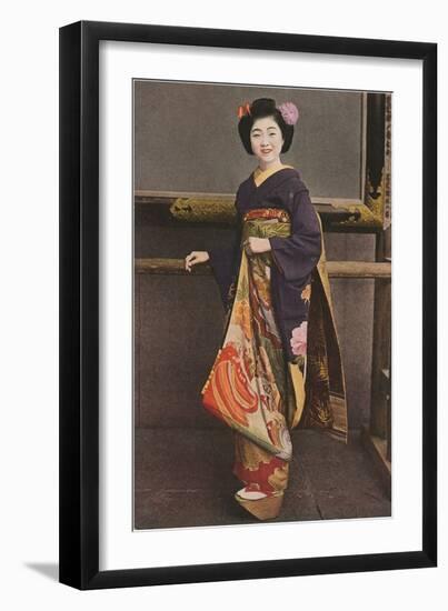 Geisha-null-Framed Art Print