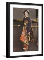 Geisha-null-Framed Art Print