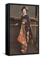 Geisha-null-Framed Stretched Canvas