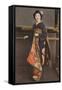 Geisha-null-Framed Stretched Canvas