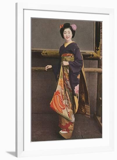 Geisha-null-Framed Art Print