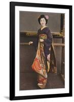 Geisha-null-Framed Art Print