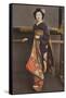 Geisha-null-Framed Stretched Canvas