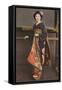 Geisha-null-Framed Stretched Canvas