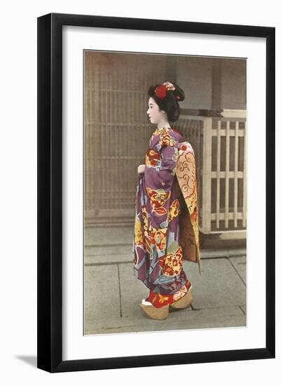 Geisha-null-Framed Art Print