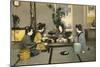 Geishas and Tea Ceremony-null-Mounted Art Print