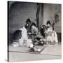 Geishas at Dinner, Tokyo, Japan, 1904-Underwood & Underwood-Stretched Canvas