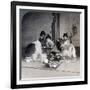 Geishas at Dinner, Tokyo, Japan, 1904-Underwood & Underwood-Framed Photographic Print