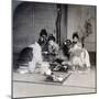 Geishas at Dinner, Tokyo, Japan, 1904-Underwood & Underwood-Mounted Photographic Print
