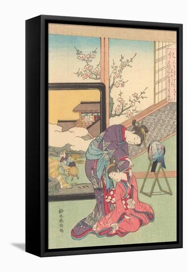 Geishas Dressing-null-Framed Stretched Canvas