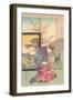 Geishas Dressing-null-Framed Art Print